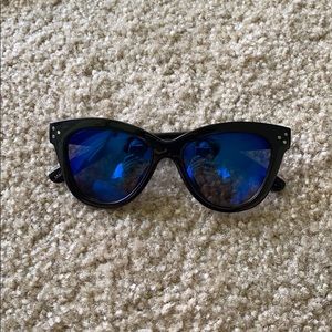 BOGO New UO Blue Mirrored Cat Eye